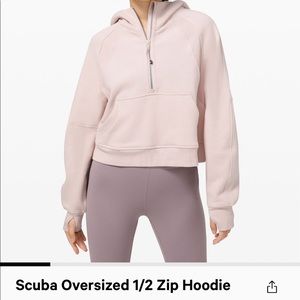 Lululemon Scuba Oversized Half Zip